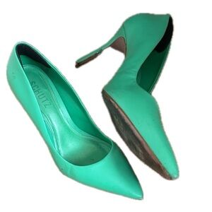 Schutz Green Women's Heels